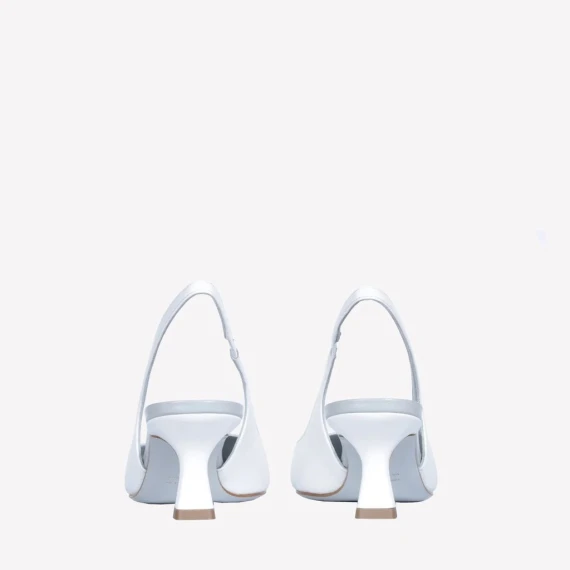 Slingback Festa ARABEL in pelle bianco