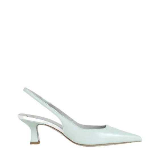 Slingback Festa ARABEL in pelle azzurro