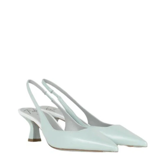 Slingback Festa ARABEL in pelle azzurro