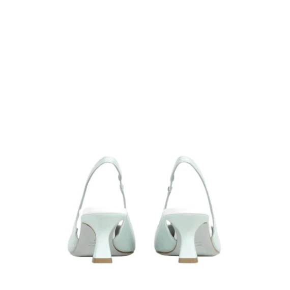 Slingback Festa ARABEL in pelle azzurro