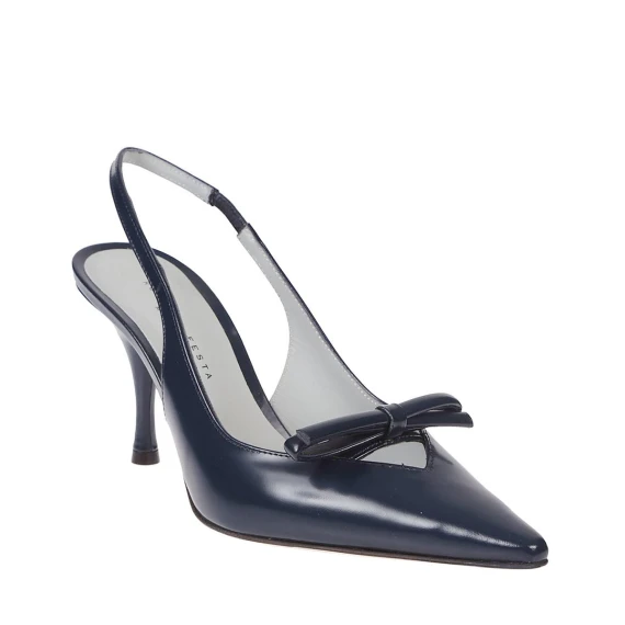 Slingback Festa MARIGOLD in pelle spazzolata  nera