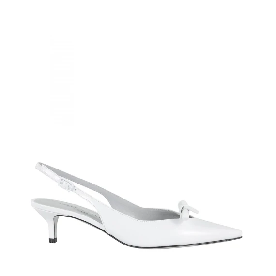 Slingback Festa SENYA in pelle bianco