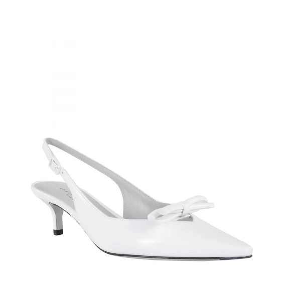 Slingback Festa SENYA in pelle bianco