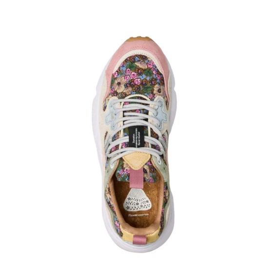 Sneakers Flower Mountain 1N99 in tessuto a fiori