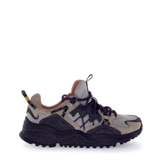 Sneakers Flower Mountain 1B77 in camoscio grigio