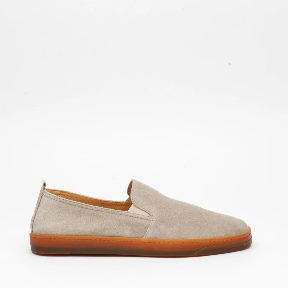 Mocassino Henderson RODI in camoscio grigio