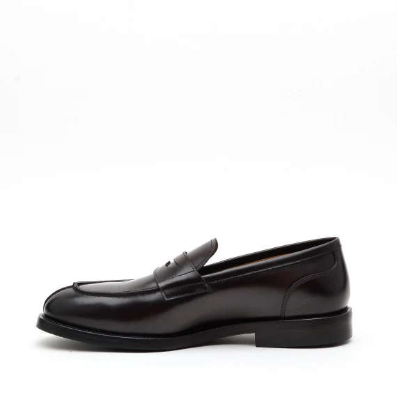 Mocassino Henderson 83404 in pelle testa di moro