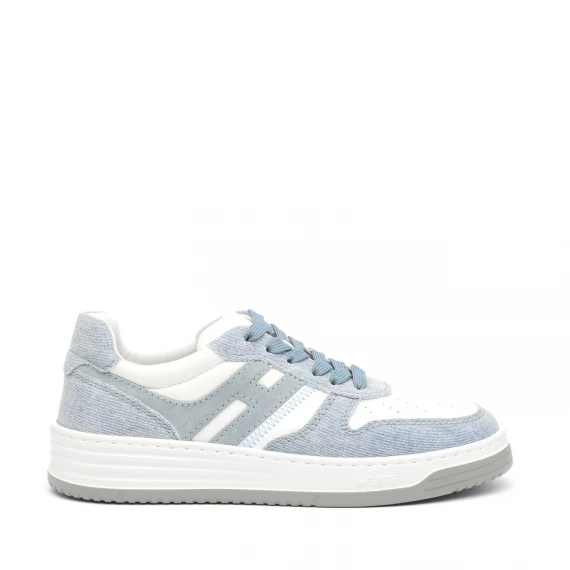 Sneakers Hogan H630 in tessuto jeans