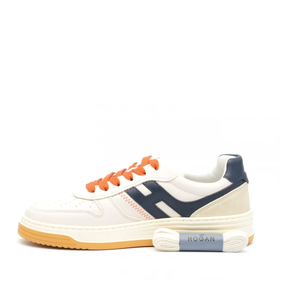 Sneakers Hogan H630 in pelle bianco