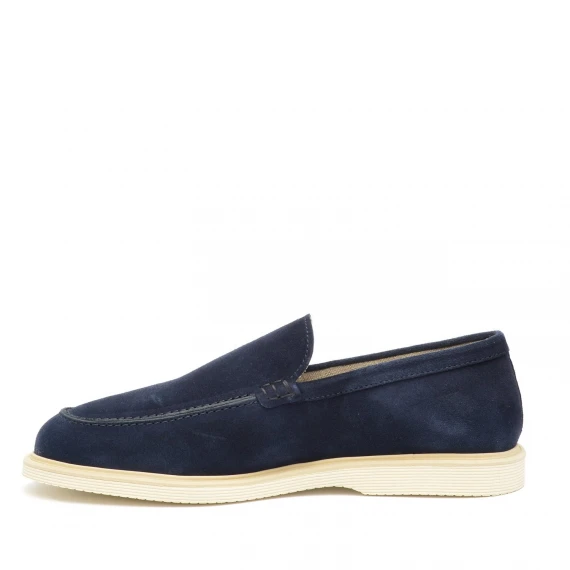 Mocassino Hogan H616 in camoscio blu