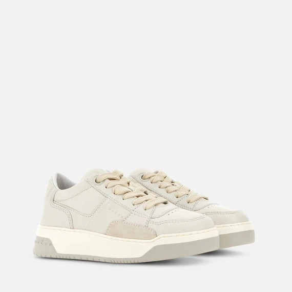 Sneakers Hogan H667 in pelle avorio