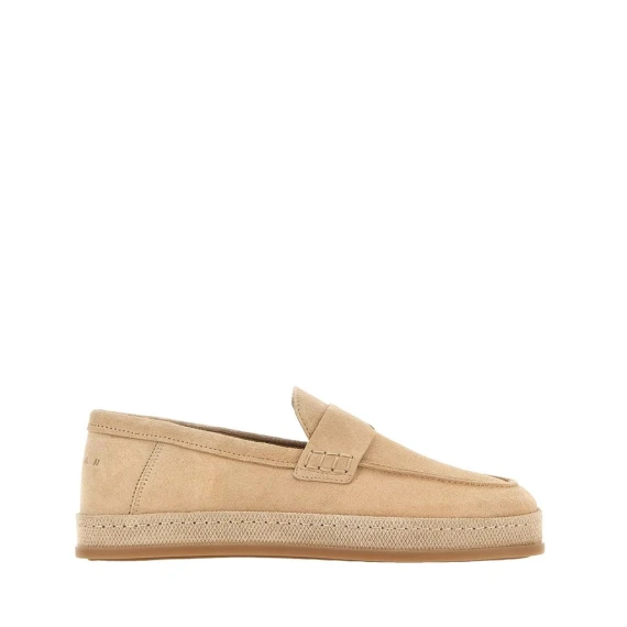 Mocassino Hogan H683 in camoscio beige