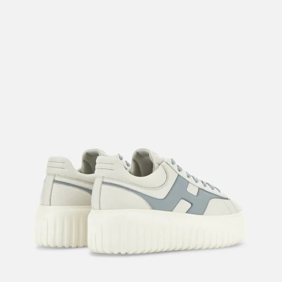 Sneakers Hogan H-Stripes in pelle avorio