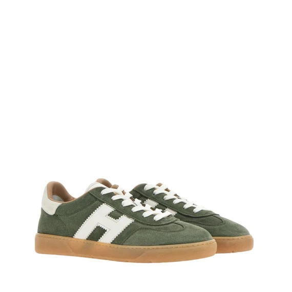 Sneakers Hogan Cool in camoscio verde