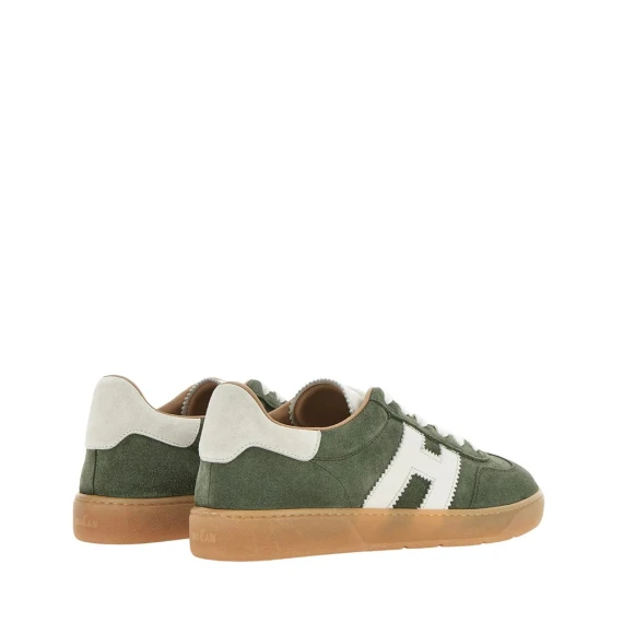 Sneakers Hogan Cool in camoscio verde