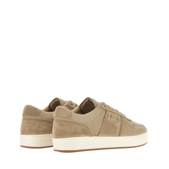 Sneakers Hogan H-TV in camoscio beige