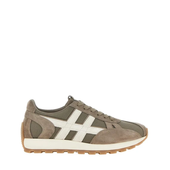 Sneakers Hogan 86er in camoscio marrone