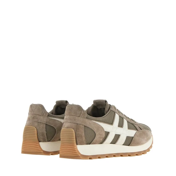 Sneakers Hogan 86er in camoscio marrone