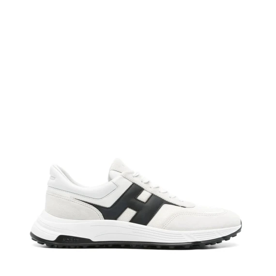 Sneakers Hogan Hyperlight in camoscio bianco