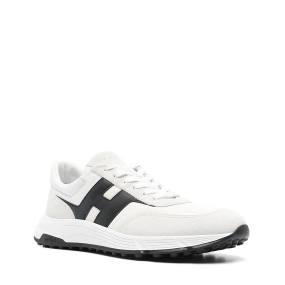 Sneakers Hogan Hyperlight in camoscio bianco