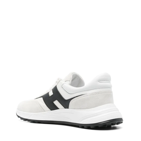 Sneakers Hogan Hyperlight in camoscio bianco