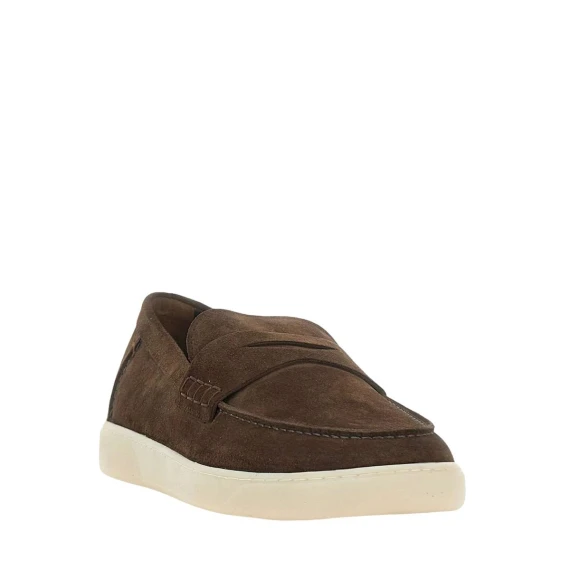 Mocassino Hogan in camoscio marrone
