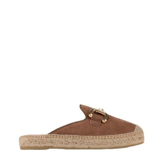 Espadrillas Kanna in camoscio cuoio