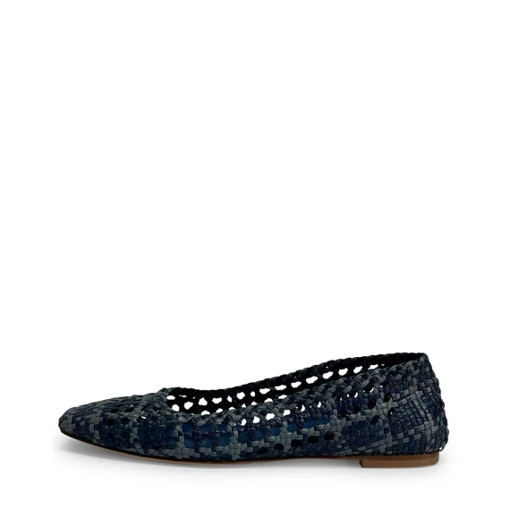 Ballerina L'Arianna BL2503 in pelle blu