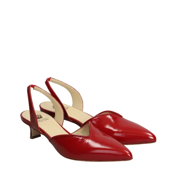 Slingback L'Arianna CH2533 in vernice rossa