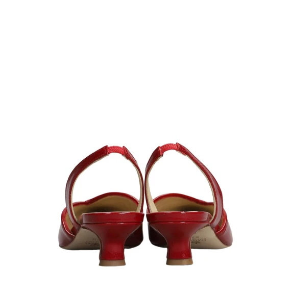 Slingback L'Arianna CH2533 in vernice rossa