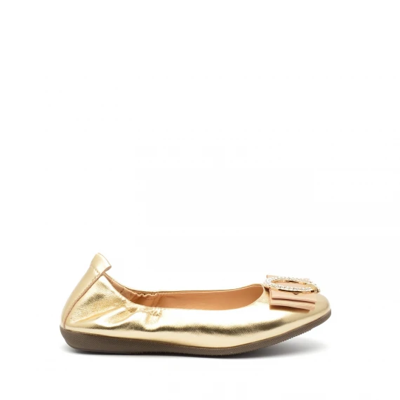 Ballerina La Ballerina in pelle oro