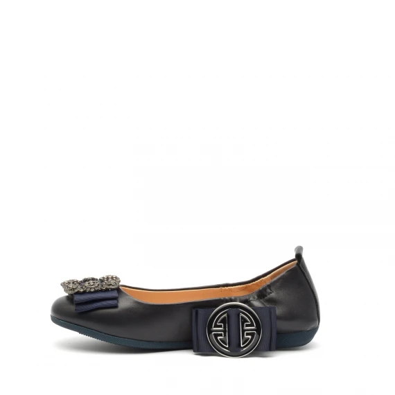 Ballerina La Ballerina in pelle blu
