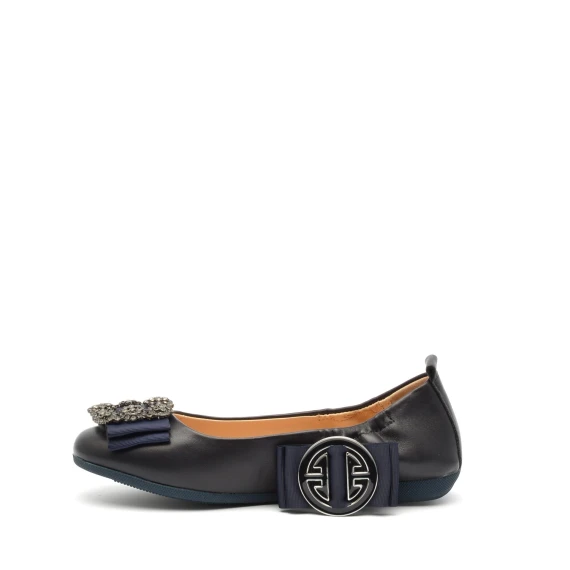 Ballerina La Ballerina in pelle blu