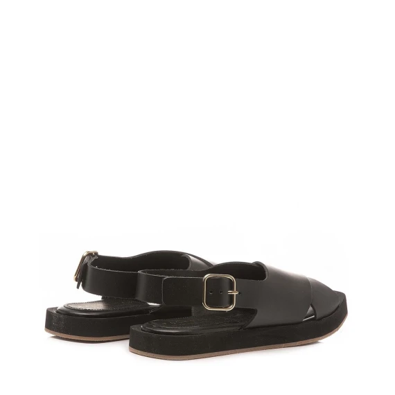 Sandalo Palomitas 4901 in pelle nero