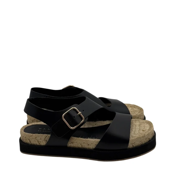Sandalo Palomitas 3801 in pelle nero