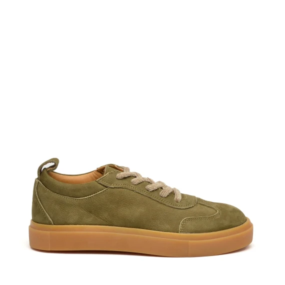 Sneakers Panchic P08 in nabuk verde