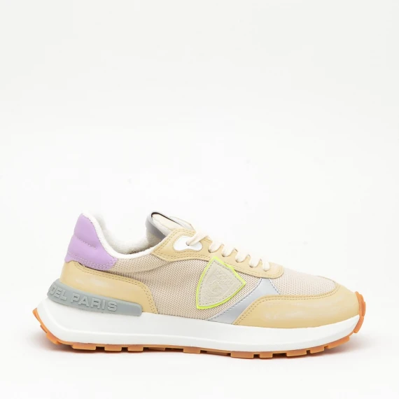 Sneakers Philippe Model Antibes in pelle rosa