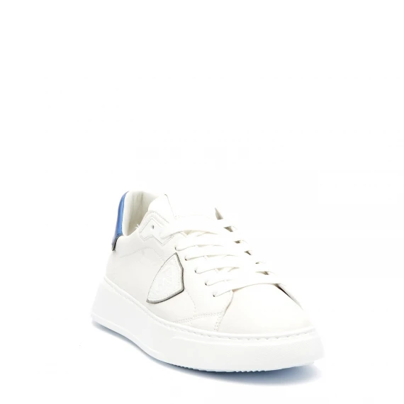 Sneakers Philippe Model TEMPLE in pelle bianco