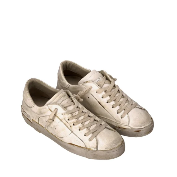 Sneakers Philippe Model PRLU in pelle bianco