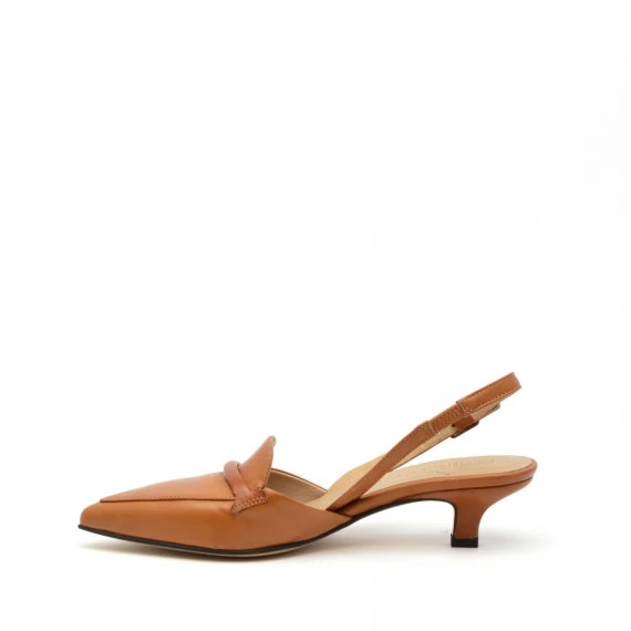 Slingback Pomme D'Or 4955 in pelle cuoio