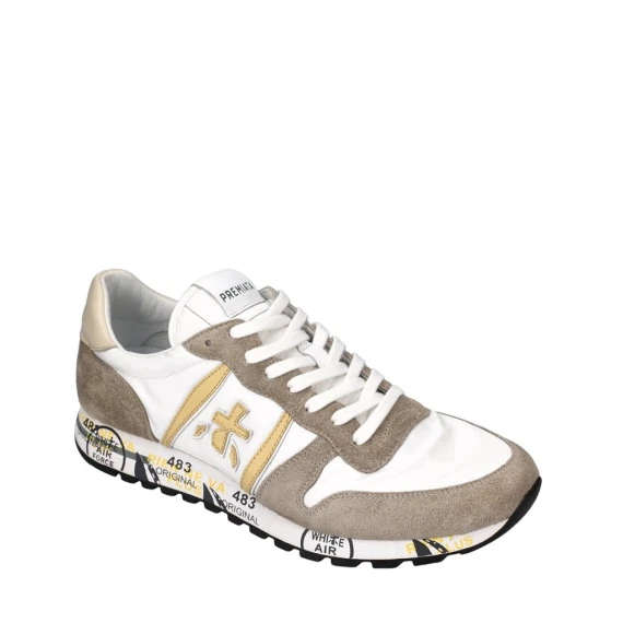 Sneakers Premiata ERIC in camoscio beige