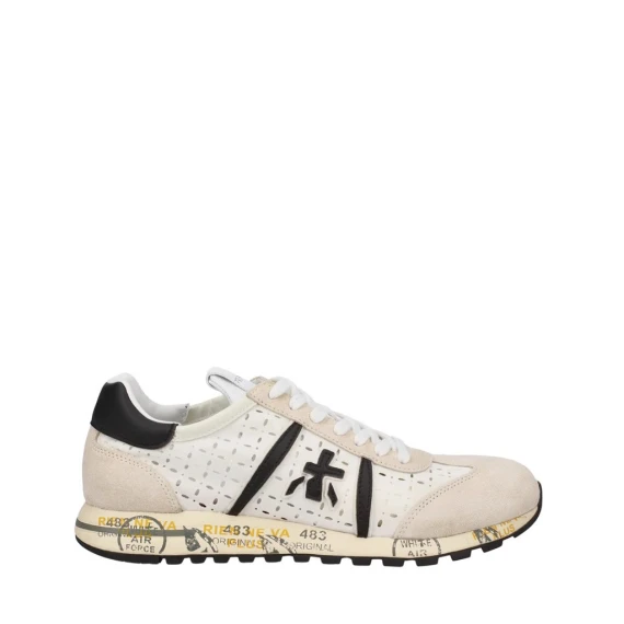 Sneakers Premiata LUCY in camoscio beige