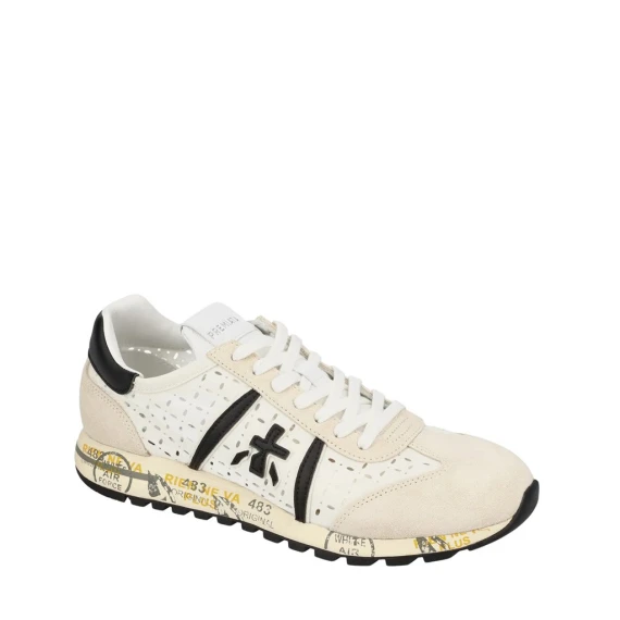 Sneakers Premiata LUCY in camoscio beige