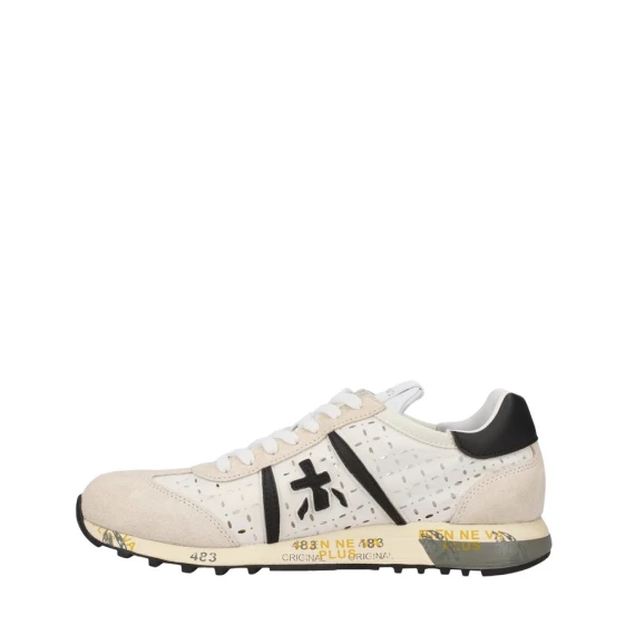 Sneakers Premiata LUCY in camoscio beige