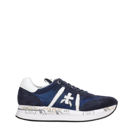 Sneakers Premiata CONNY in camoscio blu
