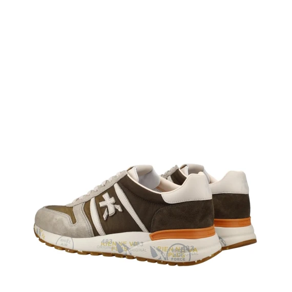 Sneakers Premiata LANDER in camoscio grigio