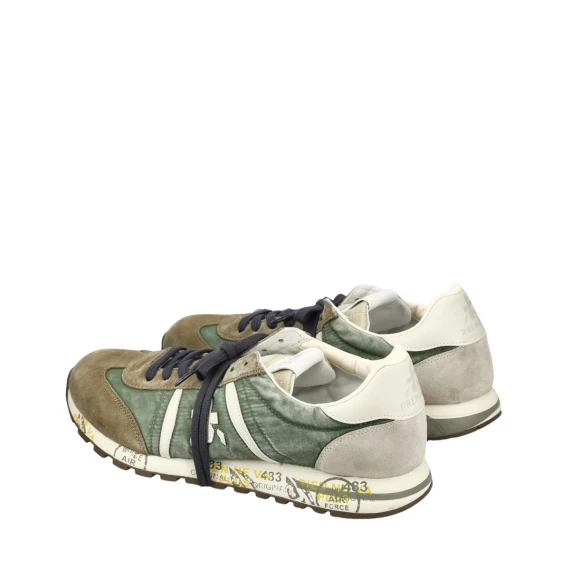 Sneakers Premiata LUCY in tessuto verde