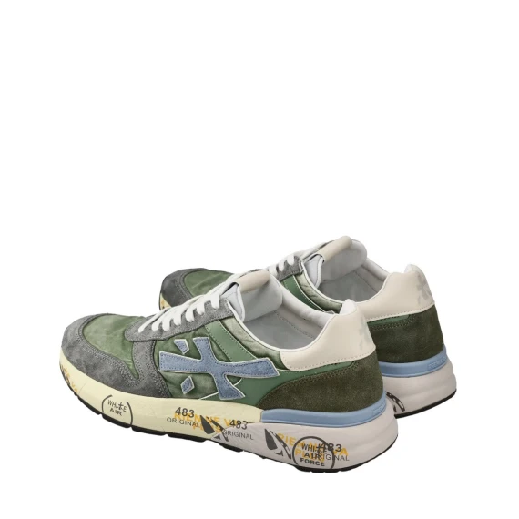 Sneakers Premiata MICK in camoscio grigio