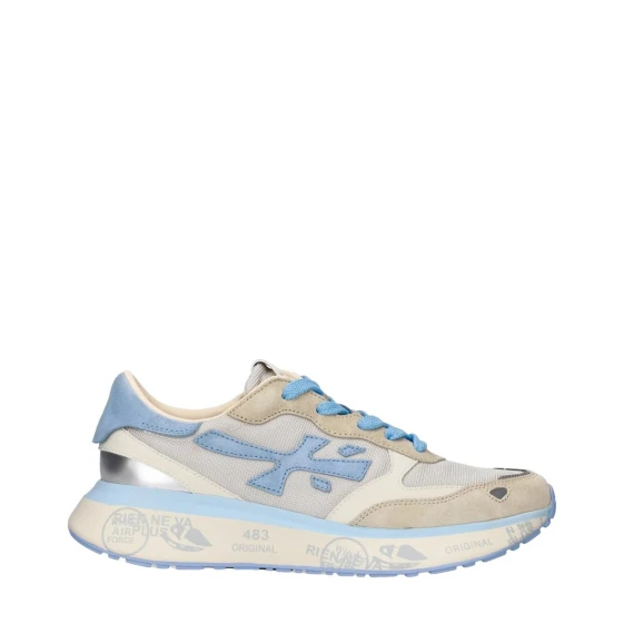Sneakers Premiata LAURYN in camoscio beige