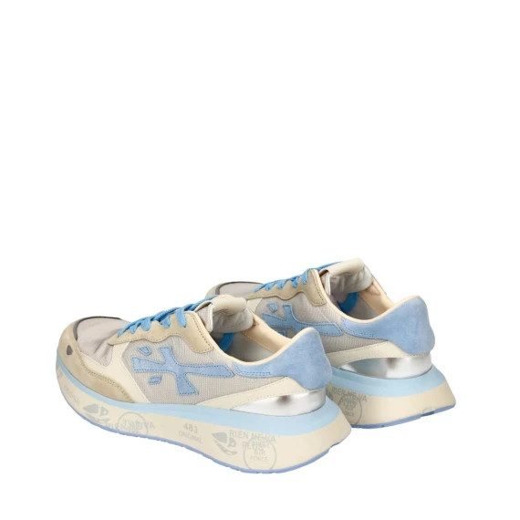 Sneakers Premiata LAURYN in camoscio beige